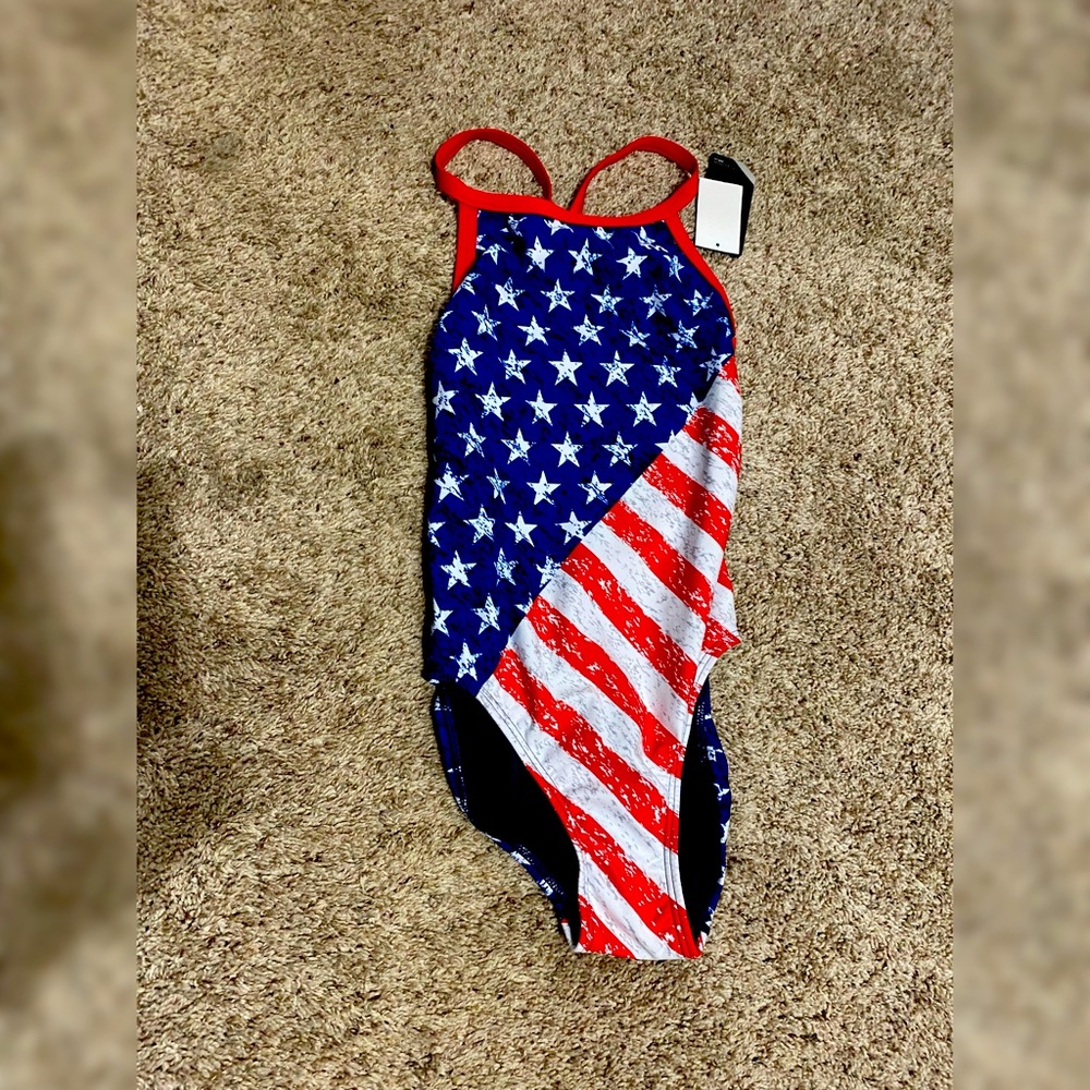 New TYR Stars and Stripes Swimsuit
